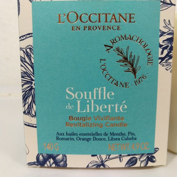 L'OCCITANE Limited Edition Souffle de Liberté CANDLE 4.9 OZ NEW - Picture 4 of 7